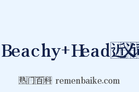 Beachy+Head近义词是什么意思的图片